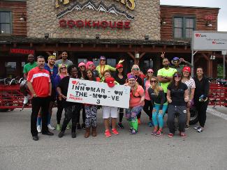 Oakville office group photo from 'Big Bike' event