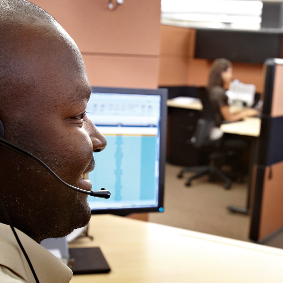 Employé de centre d'appel 